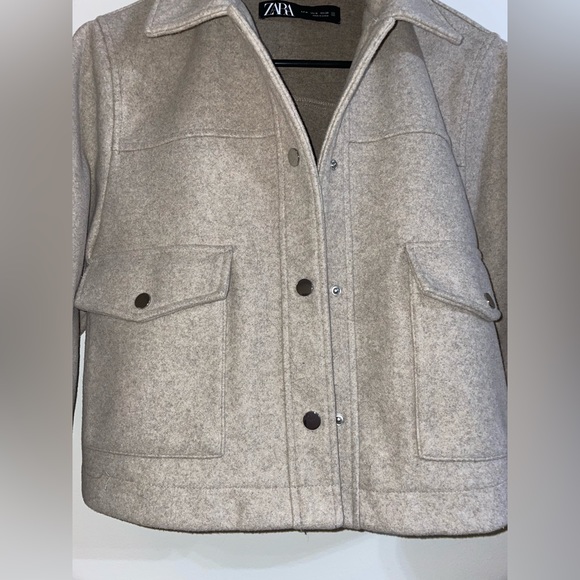 Zara Cropped Overcoat - Picture 3 of 3